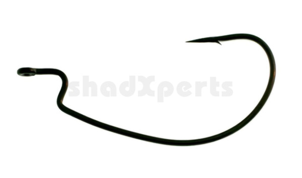 Daiichi FatGap Worm / Tube Hook, Black Nickel