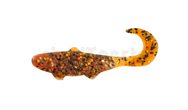 000905B301 Banjo Twister 2" (ca. 5 cm) rootbeer Glitter / brown olive tree Glitter