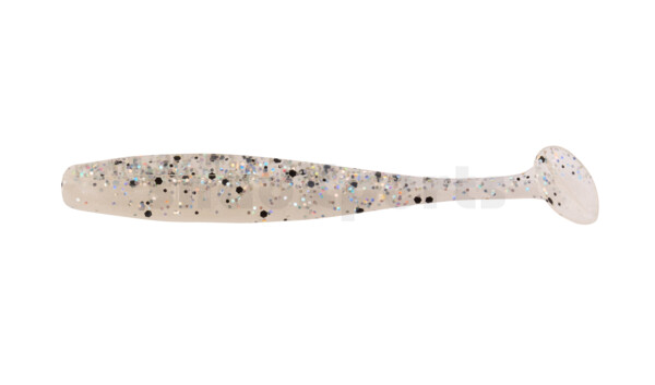 003407B004 Bass Shad 2,5" (ca. 7 cm) perlweiss / klar salt´n pepper Glitter