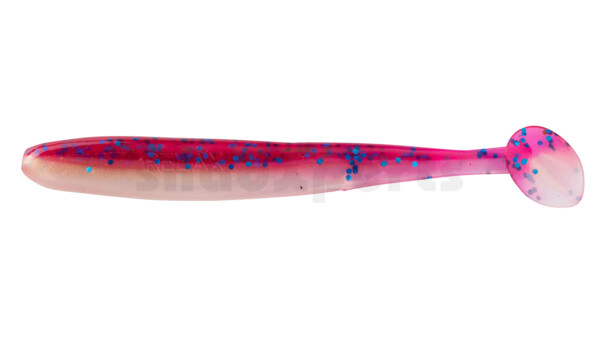 003408B103 Bass Shad 3“ (ca. 7,5 cm) goldperl / cherry-blau Glitter