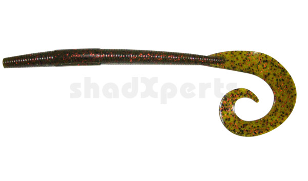 002913009 Big Curl Tail Worm 6" (ca. 13,5 cm) Watermelon Red Flake