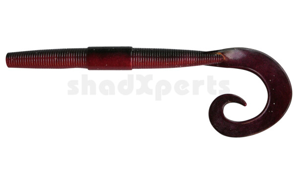 002913008 Big Curl Tail Worm 6" (ca. 13,5 cm) Red Shad