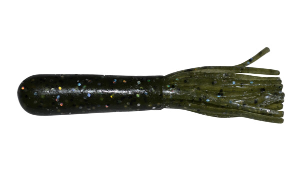 001610035 Tube (gesalzen) 3,5" (ca. 9 cm) Smoke Silver Black Flake