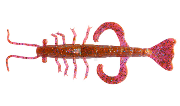 002208175 Shrimp 3" (ca. 8,0 cm) crawfish-violett-electric blue-Glitter