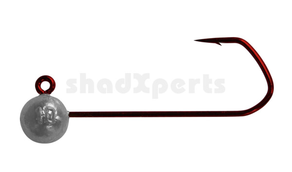 HBR10004 VMC Barbarian Rundkopf Finesse Jig (halslos) Größe: 1/0, Gewicht: 04g