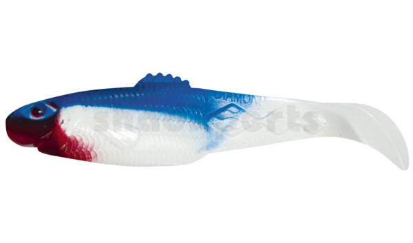001413006 Diamond Shad 5" (ca. 13,5 cm) reinweiss / blau