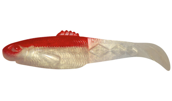 001413027 Diamond Shad 5" (ca. 13,5 cm) goldperl / rot