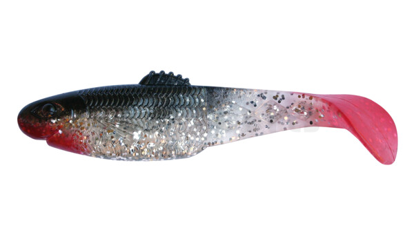 001413065 Diamond Shad 5" (ca. 13,5 cm) klar silber-Glitter / schwarz