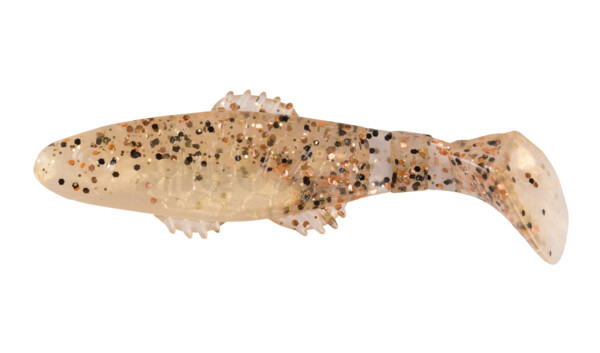 001008B001 Killer Shad 3" (ca. 8,0 cm) goldperl / Desert-Sand