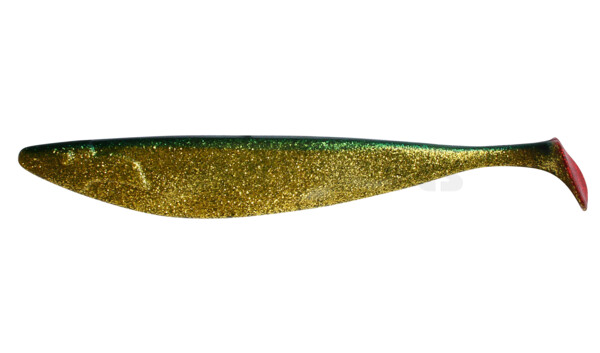 000430080 Megalodon 12" (ca. 30,0 cm) klar gold-Glitter / blau