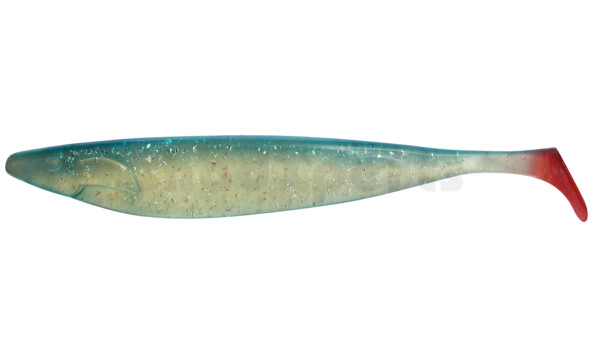 000430085 Megalodon 12" (ca. 30,0 cm) kristall-Mylar Glitter-blau