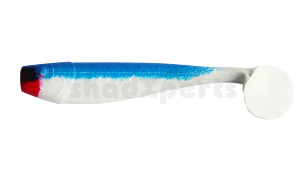 002011006 King-Shad 4" (ca. 11,0 cm) reinweiss / blau