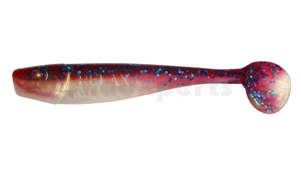 002014B103 King-Shad 5" (ca. 14,0cm) goldperl / cherry-blau Glitter