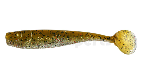 002014B111 King-Shad 5" (ca. 14,0cm) klar silber Glitter / olivebraun-Glitter