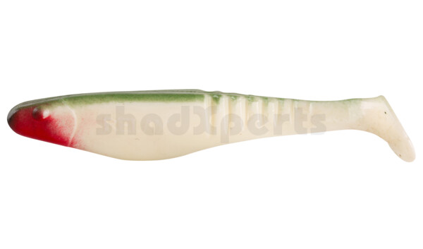 000812113 Shark 4" (ca. 11,0 cm) reinweiss / boddengrün