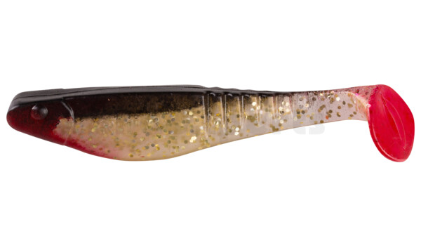 000812254 Shark 4" (ca. 11,0 cm) milchgold-Glitter / schwarz