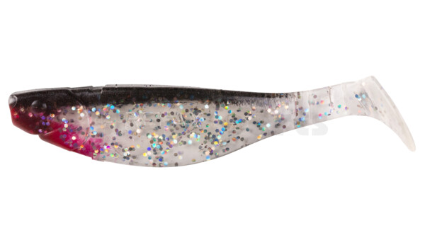 000212065 Kopyto-River 4" (ca. 11,0 cm) klar silber-Glitter / schwarz