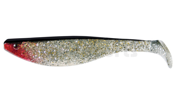 000216065 Kopyto-River 6" (ca. 16,0 cm) klar silber-Glitter / schwarz