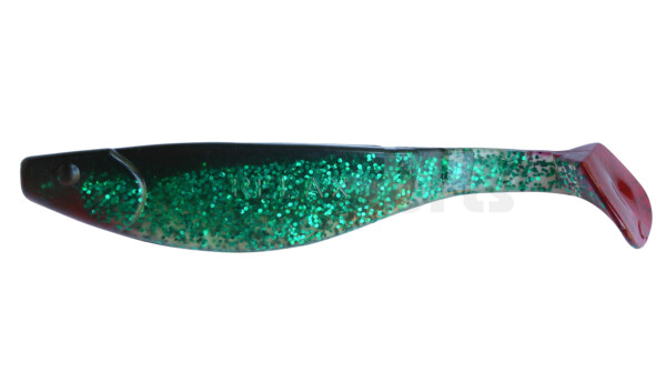 000216286 Kopyto-River 6" (ca. 16,0 cm) klar grün-Jumboglitter  / schwarz