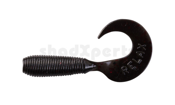 000604204 Twister 2" regulär (ca. 4,5 cm) black red glitter