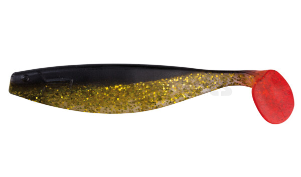 000416078 Xtra-Soft 6" (ca. 16,0 cm) klar gold-Glitter / schwarz