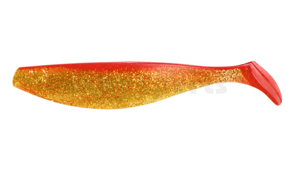 000418079 Xtra-Soft 7" (ca. 18,0 cm) klar gold-Glitter / rot