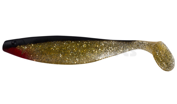 000423078 Xtra-Soft 9" (ca. 23,0 cm) klar gold-Glitter / schwarz