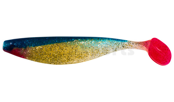 000423080 Xtra-Soft 9" (ca. 23,0 cm) klar gold-Glitter / blau