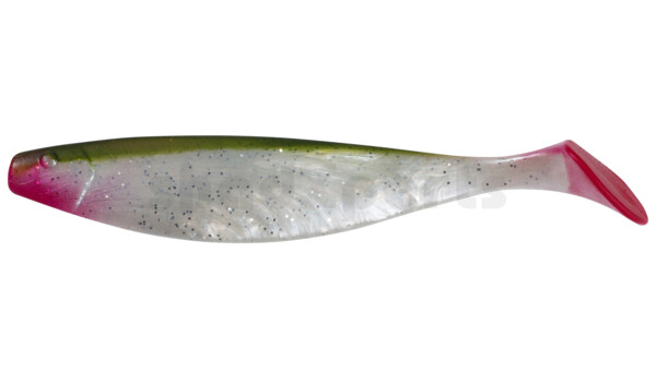 000423135 Xtra-Soft 9" (ca. 23,0 cm) perlweiss-Glitter / boddengrün