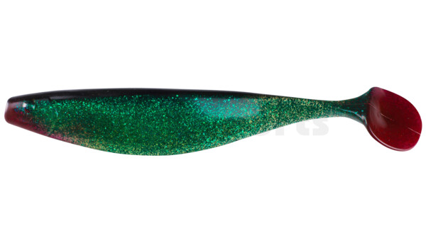 000423286 Xtra-Soft 9" (ca. 23,0 cm) klar grün-Jumboglitter  / schwarz