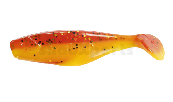 000408B017 Shad 3" (ca. 8,0 cm) gelb / motoroil Glitter