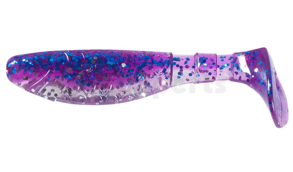 000208B314 Kopyto-Classic 3" (ca. 8,0 cm) klar silber Glitter / violett-electric blue Glitter