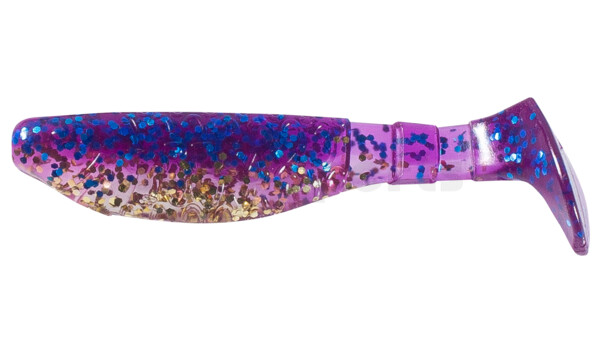 000208B313 Kopyto-Classic 3" (ca. 8,0 cm) klar gold Glitter  / violett-electric blue Glitter