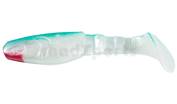 000208140 Kopyto-Classic 3" (ca. 8,0 cm) perlweiss-Glitter / türkis