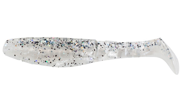 000211B004 Kopyto-Classic 4" (ca. 11,0 cm) perlweiss / klar salt´n pepper Glitter