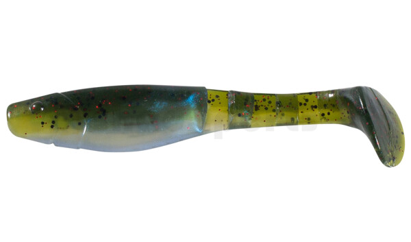 000211B089 Kopyto-Classic 4" (ca. 11,0 cm) blauperl / Kaulbarsch-Multiglitter