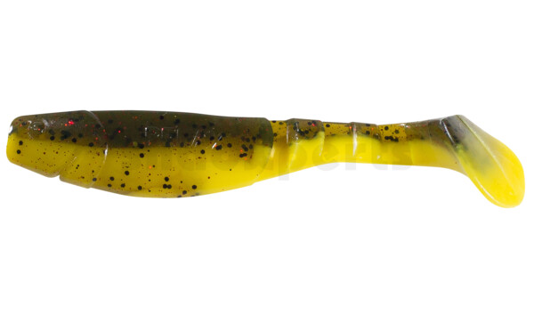 000211B092 Kopyto-Classic 4" (ca. 11,0 cm) gelb / Watermelon Glitter