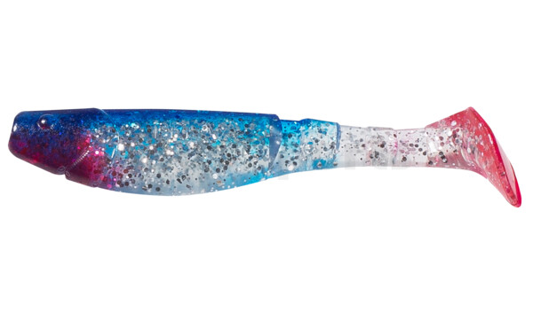 000211085 Kopyto-Classic 4" (ca. 11,0 cm) klar silber-Glitter / blau