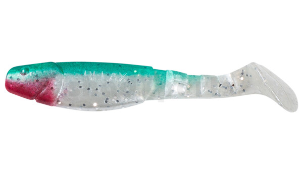 000211140 Kopyto-Classic 4" (ca. 11,0 cm) perlweiss-Glitter / türkis