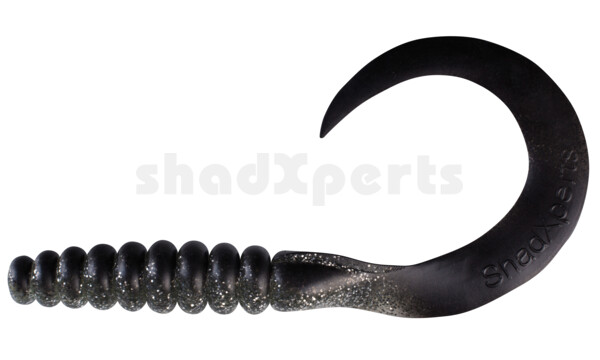 000628065 SX XXL Grub 11" (ca. 27 cm) klar silber-Glitter / schwarz