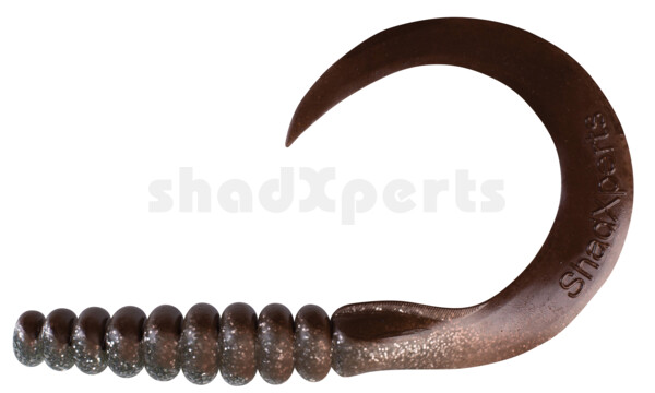 000628086 SX XXL Grub 11" klar silber-Glitter / braun