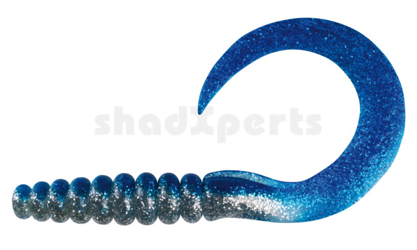 000628085 SX XXL Grub 11" klar silber-Glitter / blau