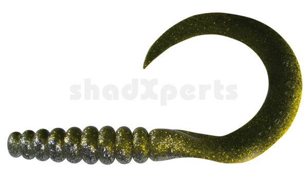 000628153 SX XXL Grub 11" klar silber-Glitter / grün