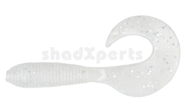 000607005 Twister 3" regulär (ca. 7,0 cm) pearlwhite glitter