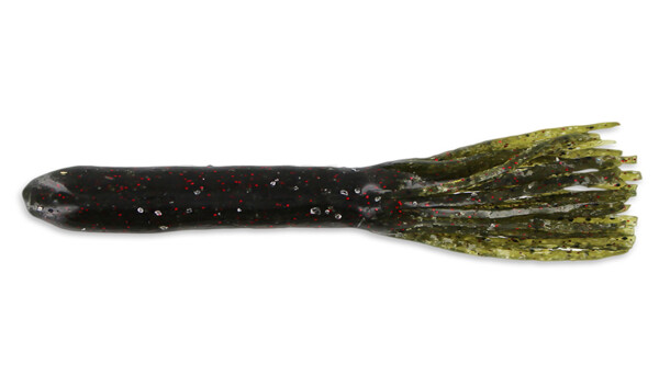 001609009 Tour Flipper Tube 4" (ca. 11 cm) Dark Watermelon Red Flake