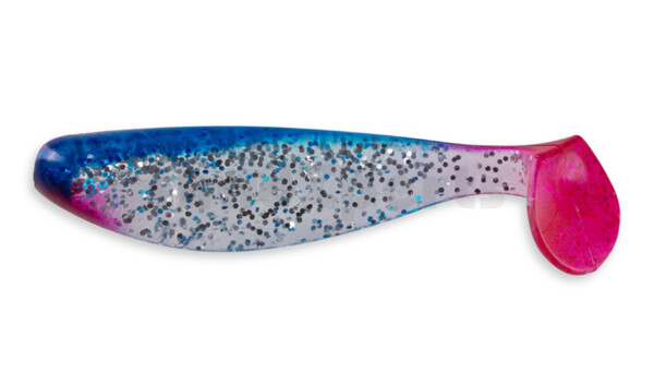 000316085 Jankes 6" (ca. 16,0 cm) klar silber-Glitter / blau