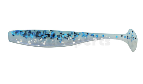 003408B304 Bass Shad 3“ (ca. 7,5 cm) blauperl-Glitter / oceanblue Glitter