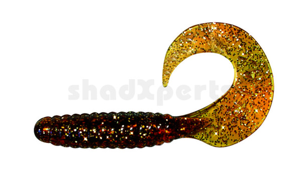 000608101 Twister 4" regulär (ca. 8,0 cm) rootbeer glitter