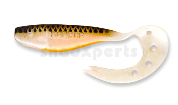 006021166 Sandra 4,5" ( ca. 12 cm) perlweiss-Glitter / braun