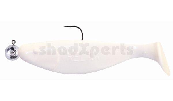 000310M001-10 Jankes 4" (ca. 11,0 cm) reinweiss, montiert auf SXRO 6/0 10g